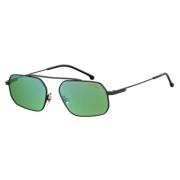 Metalen Zwarte Groene Zonnebril Carrera , Multicolor , Unisex