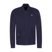 Navy Katoenen Regular Fit Jas Polo Ralph Lauren , Blue , Heren