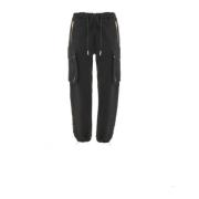 Cargo broek met trekkoord John Richmond , Black , Heren