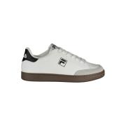 Sportieve Vetersneaker met Contrastdetails Fila , White , Heren