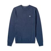 Classic Crew Knitwear Fred Perry , Blue , Heren