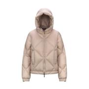 Superlicht Gewatteerd Hoodiejack K-Way , Pink , Dames