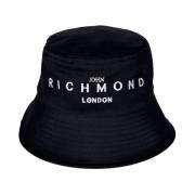 Emmerhoed met logo John Richmond , Black , Unisex