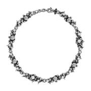 Ketting met puntige kralen en diamanten John Richmond , Gray , Dames