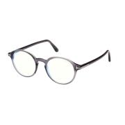 Mode Bril in Blauwe Kleur Tom Ford , Gray , Unisex