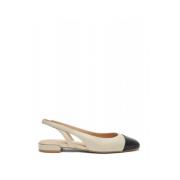 Sleek Slingback Ballerina Schoen Stuart Weitzman , Beige , Dames