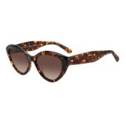 Bruin Acetaat Dames Zonnebril Kate Spade , Brown , Dames