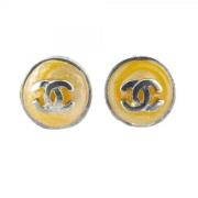 Pre-owned Metal chanel-jewelry Chanel Vintage , Yellow , Dames