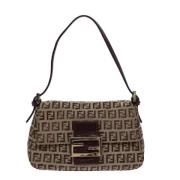 Pre-owned Canvas fendi-bags Fendi Vintage , Brown , Dames