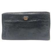 Pre-owned Leather clutches Gucci Vintage , Black , Heren