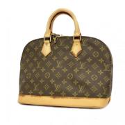 Pre-owned Fabric handbags Louis Vuitton Vintage , Brown , Dames