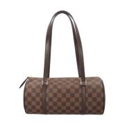 Pre-owned Canvas shoulder-bags Louis Vuitton Vintage , Brown , Dames