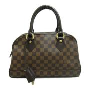 Pre-owned Canvas handbags Louis Vuitton Vintage , Brown , Dames