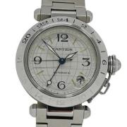 Pre-owned Stainless Steel watches Cartier Vintage , Gray , Dames