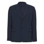 Verfijnde Slim Fit Blazer Calvin Klein , Blue , Heren