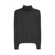 Grijze Gebreide Turtleneck Sweater Ermanno Scervino , Gray , Dames