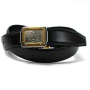 Pre-owned Leather belts Cartier Vintage , Black , Dames