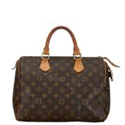 Pre-owned Canvas louis-vuitton-bags Louis Vuitton Vintage , Brown , Da...