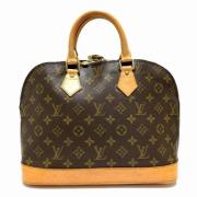 Pre-owned Canvas handbags Louis Vuitton Vintage , Brown , Dames