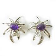 Pre-owned Metal earrings Tiffany & Co. Pre-owned , Purple , Dames