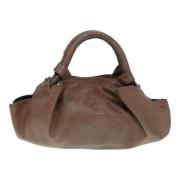 Pre-owned Leather handbags Loewe Pre-owned , Brown , Dames