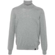 Stijlvolle Gebreide Top Fay , Gray , Heren