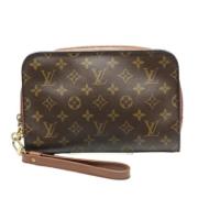 Pre-owned Fabric louis-vuitton-bags Louis Vuitton Vintage , Brown , Da...