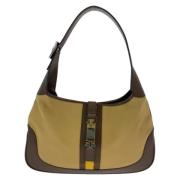 Pre-owned Canvas handbags Gucci Vintage , Yellow , Dames