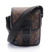 Pre-owned Canvas crossbody-bags Louis Vuitton Vintage , Black , Heren