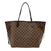 Pre-owned Canvas handbags Louis Vuitton Vintage , Brown , Dames