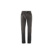 Reguliere jeans met allover patroon John Richmond , Gray , Heren