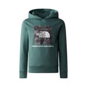 Jeugd Hoodie Box Stijl The North Face , Green , Heren