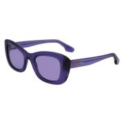 Grijze zonnebril voor vrouwen Victoria Beckham , Purple , Dames