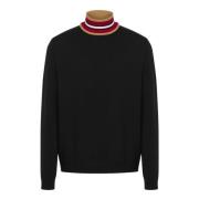 Zwart/Kameel Coltrui Sweater Moschino , Black , Heren