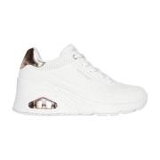 Mode Sleehak Sneaker met Luchtkussen Skechers , White , Dames