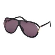 Zwarte Axel Zonnebril Tom Ford , Black , Unisex