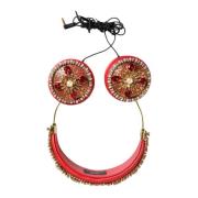 Juwelen Hoofdtelefoons Rood Goud Kristallen Dolce & Gabbana , Red , Da...