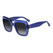 Blauwe Acetaat Dames Zonnebril Kate Spade , Blue , Dames