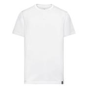 T-shirt van stretch Supima-katoen Boggi Milano , White , Heren