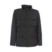 Mini Field Jacket met Thermische Voering Aspesi , Black , Heren