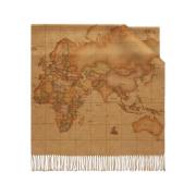 Beige Map Design Sjaal Alviero Martini 1a Classe , Beige , Dames