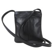 Pre-owned Leather shoulder-bags Loewe Pre-owned , Black , Dames