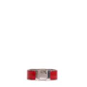 Pre-owned Metal bracelets Hermès Vintage , Red , Dames