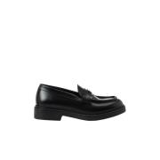 Elegante zwarte leren loafers met Iceberg-logo monogram Iceberg , Blac...