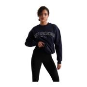 Navy Varsity Sweatshirt Aim'n , Blue , Dames