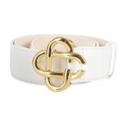 Logo Gesp Riem Casablanca , White , Dames