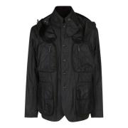 Klassieke Gewaxte Jas Barbour , Black , Heren