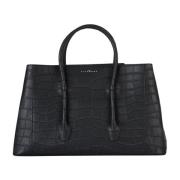 Shopper met stevige handvatten John Richmond , Black , Dames