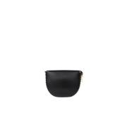 Vegan Schoudertas met Oversized Ketting Stella McCartney , Black , Dam...