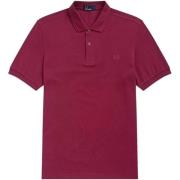 Slim Fit Twin Tipped Polo Fred Perry , Red , Heren